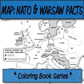 Preview of NATO & WARSAW Maps (3) **Coloring Book Series**