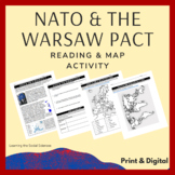 NATO & the Warsaw Pact One-Page Reading & Map Activity: Mu