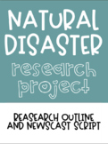 NATURAL DISASTER RESEARCH - PROJECT