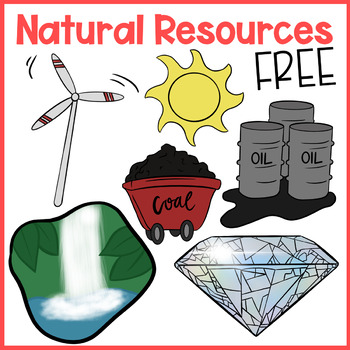Preview of Natural Resources Clip Art | Free | Renewable, Nonrenewable
