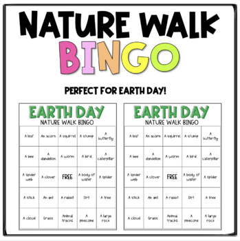 Preview of NATURE WALK BINGO