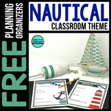 Nautical Classroom Theme Decor Planner