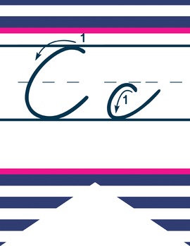 NAUTICAL pink - Alphabet Flag Banner, handwriting, A to Z, cursive font