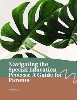 Preview of NAVIGATING THE SPED PROCESS:  A Guide For Parent's