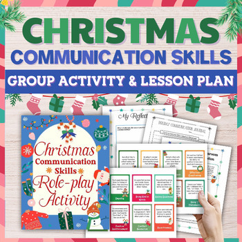 Preview of Upper Elementary Christmas Activities Winter Counseling Lessons SEL Holiday