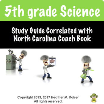 Preview of North Carolina 5th Grade Science EOG Study Guide