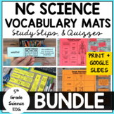 NC 5th Grade Science EOG Vocabulary Activities Bundle w Go
