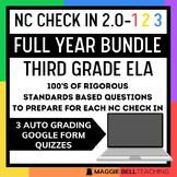 NC Check In 123 | Full Year Test Prep Bundle | Third Grade ELA