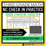 NC Check In 2.0 B - Third Grade Math Test Prep with Self G