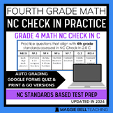 NC Check In 2.0 C - Fourth Grade Math Test Prep with Self 