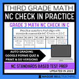 NC Check In 2.0 C - Third Grade Math Test Prep with Auto G