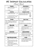 NC Desmos Calculator Cheat Sheet