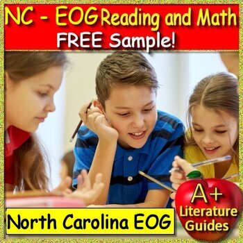 Preview of NC EOG Reading and Math Practice Tests (North Carolina End of Grade Review)
