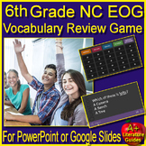 6th Grade NC EOG Vocabulary Game - Reading Test Prep for N