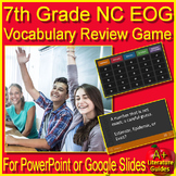 7th Grade NC EOG Reading Vocabulary Game - North Carolina 