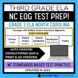 NC EOG Third Grade ELA Review | Test Prep with Auto Gradin