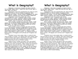 NC Geography Interactive Notebook