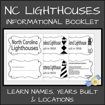 Preview of NC Lighthouses Informational Booklet