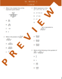 NC Math 3 EOC Review: A-APR.7b "Practice Like a Champion" 
