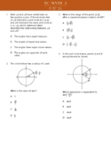 NC Math 3 EOC Review: F-TF.2a "Practice Like a Champion" 1