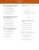 NC Math 3 EOC Review: G-GPE.1    "Practice Like a Champion