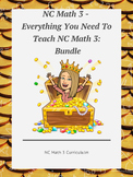 NC Math 3:  Everything You Need to Teach NC Math 3 Bundle
