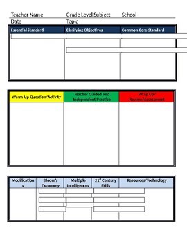 Preview of NC Social Studies Lesson Plan -8th Grade NEW Fall 2021 Implementation