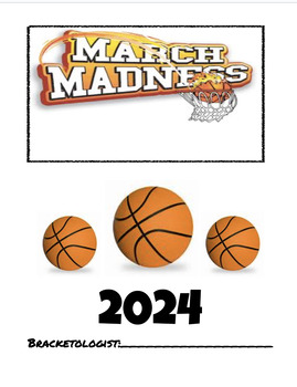 Preview of NCAA March Madness Packet - Basketball, Math, Geography and MORE!
