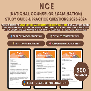 Preview of NCE Study Guide 2023–2024: Comprehensive Counseling Certification Prep