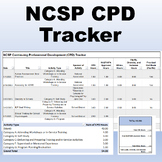 NCSP CPD Tracker for School Psychologists (Excel)