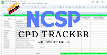 Preview of NCSP Renewal CPD Tracker (Microsoft Excel)