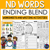 ND Ending Blends Worksheets - Final Consonant Blends: Phon