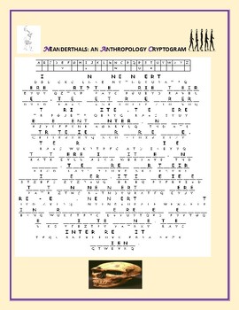 Preview of NEANDERTHALS: AN ANTHROPOLOGY CRYPTOGRAM