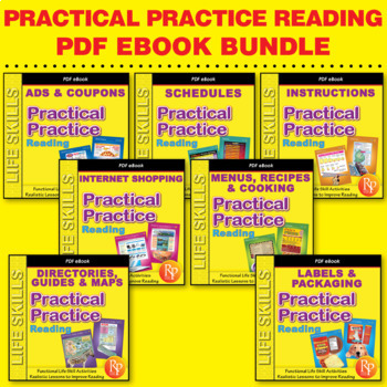 Preview of Life Skills Special Education Activities CONSUMER SKILLS Reading Comprehension