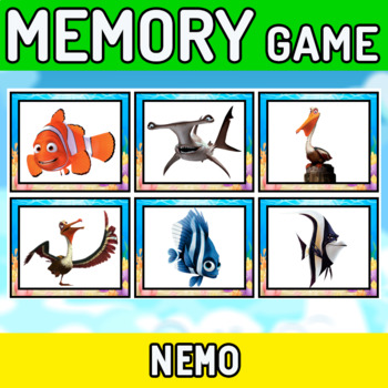 Preview of NEMO Memory Game - 48 CARDS
