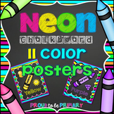 NEON Chalkboard Colors