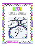 NEON Circle Labels
