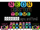 NEON Classroom Theme {Editable}