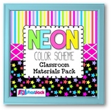 NEON Color Scheme Classroom Decor Bundle