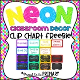 NEON Chalkboard Clip Chart