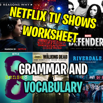 NETFLIX TV SHOWS WORKSHEET - Tenses, Vocabulary and Reading Comprehension