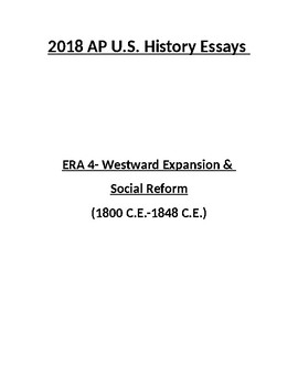 ap us history sample essays