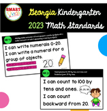 NEW 2023 Georgia Math Standards Kindergarten Learning Targets