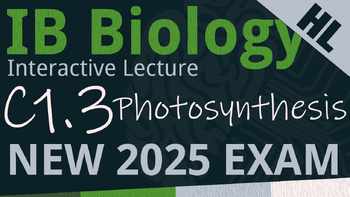 Preview of NEW 2025 IB Biology C1.3 [AHL] Photosynthesis Interactive Lecture Handout