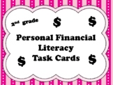 2nd grade Personal Financial Literacy Task Cards (aligned 