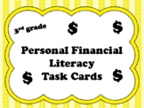 3rd grade Personal Financial Literacy Task Cards (aligned 