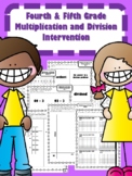 NEW  4th & 5th Grade Multiplication and Division Intervent