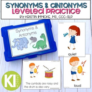 Preview of Synonyms and Antonyms Leveled Practice