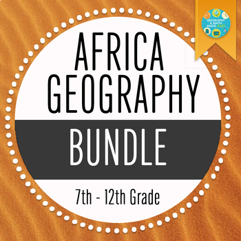 Preview of NEW! Africa Geography Bundle + 2 Freebies