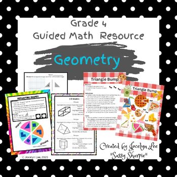 Preview of NEW ALBERTA CURRICULUM-Gr. 4 Geometry Guided Math Unit